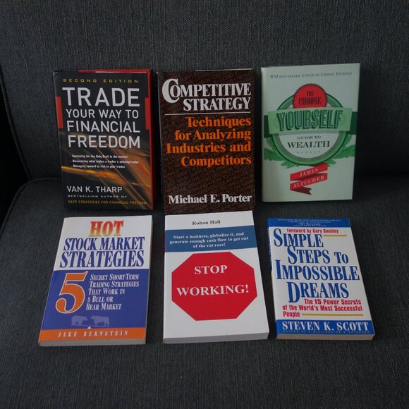 Set of Six(6) Financial Freedom Books - Picture 1 of 13